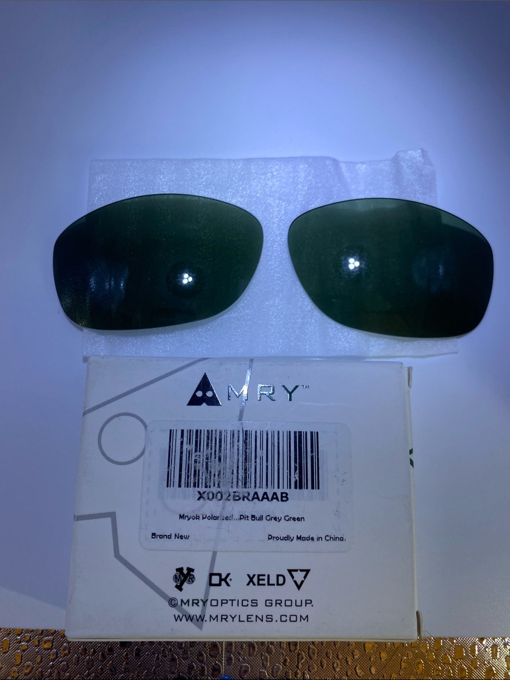 Oakley Pit Bull Men's Replacement Polarized Sunglass Lenses - Grey Green